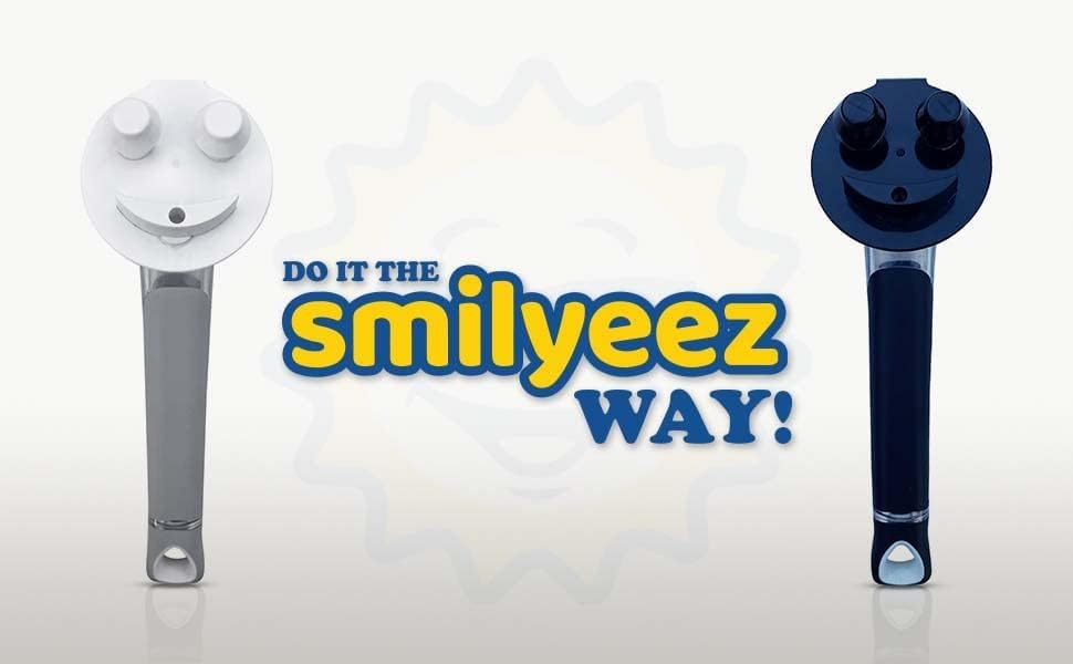 The Original Smiling Handle with Soap Dispensing for Scrub Daddy Sponges & Scrub Moji Sponges with Smilyeez Smile Caddy & Dishwand with 2 Scrub Brushes (Black) - style: Black with Brush Dishwand