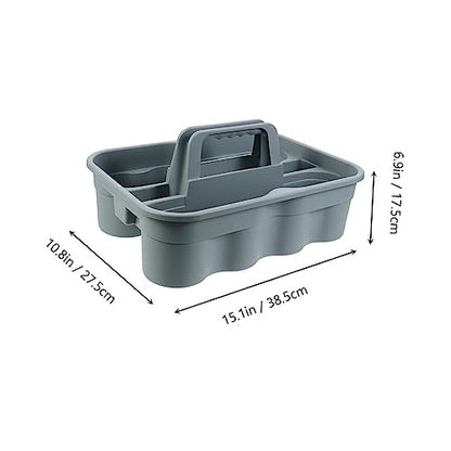 SOLUSTRE Large Storage Basket Cleaning Organizer Rattan Box for Home Commercial Use