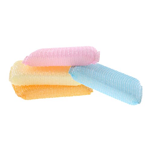 Kitchen Scouring Pads, 4-Pack Soft Sponge Scrubber, Non-Scratch Pads for Pots, Pans, Sink, and Cookware