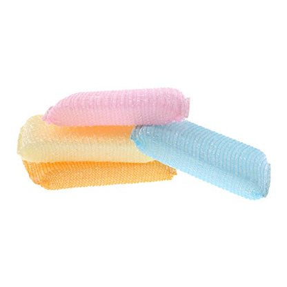 Kitchen Scouring Pads, 4-Pack Soft Sponge Scrubber, Non-Scratch Pads for Pots, Pans, Sink, and Cookware