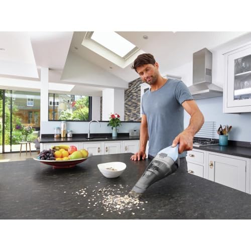 BLACK+DECKER dustbuster Cordless Handheld Vacuum Cleaner, Home and Car Vacuum with Crevice Attachment (HNVC215B12)