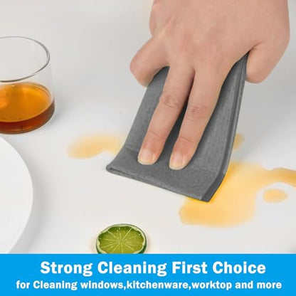 HOMEXCEL Swedish Dishcloths for Kitchen 10 Pack, Sponge Dish Cloth for Counters & Washing Dishes, Reusable and Absorbent Paper Towels, Grey - color: Grey