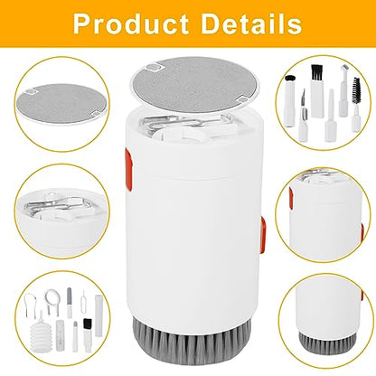 20 in 1 Multi-Functional Portable Electronic Cleaning Kit, Computer Keyboard Cleaner Brush Kit, Laptop Phone Screen Keyboard Cleaner Kit for Computer, Camera Lens, Keyboard, Headphones