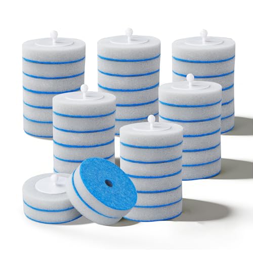 JUDRDO Toilet Wand Refills,Toilet Refill Pads, Disposable Toilet Brush Heads for Toilet and Bathroom Cleaning - size: 36 Refills(Without handle)