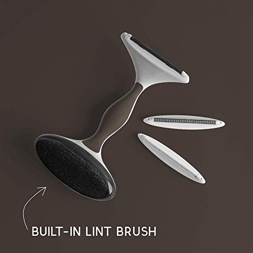 GLEENER Battery-Free Fabric Shaver & Lint Brush | Ultimate Fuzz Remover Sweater Comb | Lint Remover and Depiller for Clothing & Furniture (Taupe) - color: Taupe