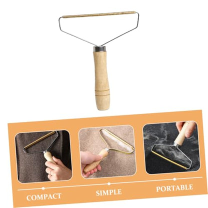 BESPORTBLE Portable Pilling Remover Handle Reusable Lint Shaver for Clothes Sweaters Carpets and Furniture Efficient Pet Hair Scraper for Tidy Home