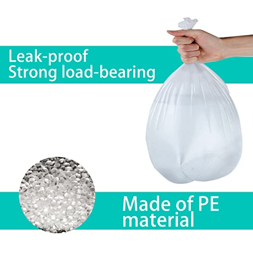 Mini Strong Trash Bags, 0.5 Gal Small Garbage Bags for Desktop Mini Trash Can, 300 Counts, White - color: White