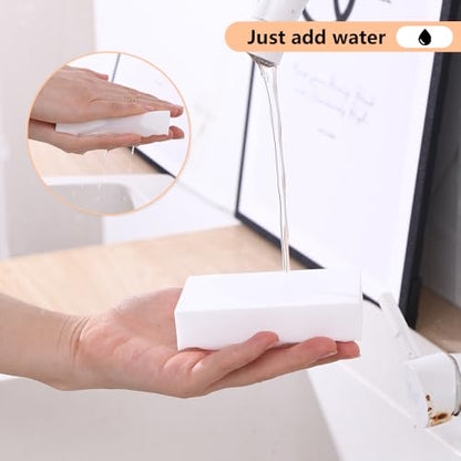 Magic Sponges Eraser,20 Pack Melamine Sponge in Bulk,2X Density,Long Lasting,Cleaning Sponge for Kitchen, Bathroom,Bathtub, Sink,Furniture, Wall Cleaner (White（20PCS）, 3.93x2.36x0.79in) - color: White（20pcs）, size: 3.93x2.36x0.79in