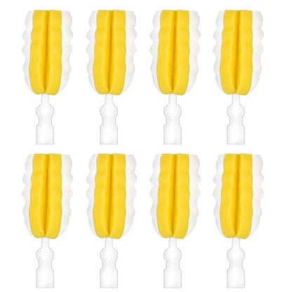 8PCS Bottle Brush Replacement Sponge Heads Environmental Protection Cup Cleaner Brush Sponge Replacement Heads Suitable for INVODA Sponge Bottle Brushes (8 Brush Heads) - color: 8 Brush Heads