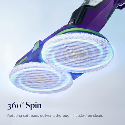 Bissell Spinwave Cordless Pet Spin Mop, 18V Electric Hard Floor Cleaner with Reusable Washable Pads, Pet Stain Removal for Sealed Wood Tile & Laminate Floors, 23157 - style: SpinWave Cordless Pet