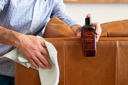 Leather Honey Lint-Free Application Cloth: Microfiber Cloth for Use with Leather Conditioner and Cleaner. Made in The USA Since 1968 - size: Small