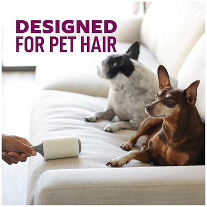 Scotch-Brite Lint Roller, Pet Hair Pickup, Extra Sticky, Large | For Fur and Fluff | For Couches and Clothes | Easy-Tear Adhesive | 60 Sheets, Pack of 4 - size: 1 Roller (Pack of 4)