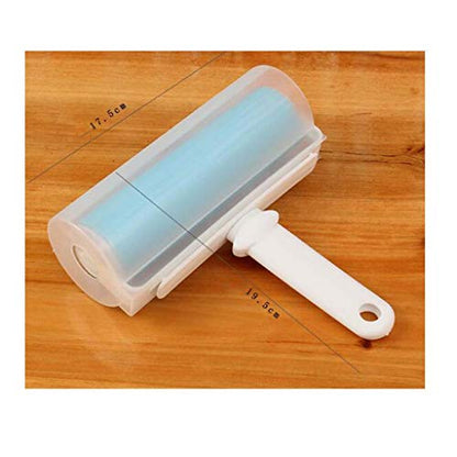 Resuable Washable Lint Roller Sticky for Pet Hair Cat Dog Remover Tool Pet Shedding Brush Cleans your Clothing Sofa (Pink, Blue)2 Pack
