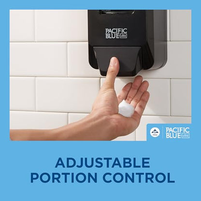 Georgia-Pacific (53057) Pacific Blue Ultra Manual Push Soap Dispenser, Wall Mounted, Easy to Install & Maintain
