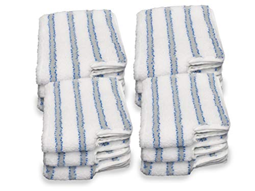 Design Replacement Dual-Sided Microfiber Scrub Mop Pads Fit for ProMist MAX Spray Mop (Pack of 12)