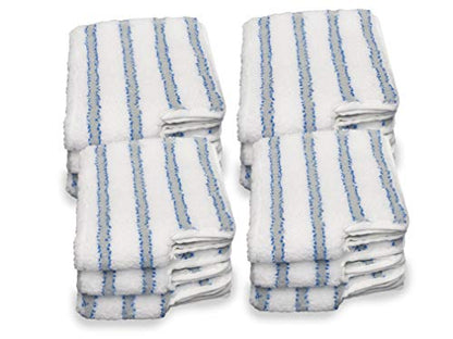 Design Replacement Dual-Sided Microfiber Scrub Mop Pads Fit for ProMist MAX Spray Mop (Pack of 12)