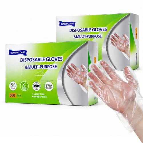 Disposable Plastic Gloves Food Handling Service Gloves Disposable For Cooking - style: 1000pcs