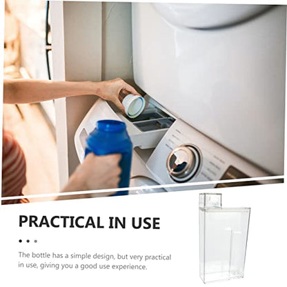 MAGICLULU Laundry Storage Bottle Large Capacity Detergent Dispenser for Home Use Refillable Lotion Container for Convenient Dispensing Smooth Edges and Polished Design for Liquid Soap and