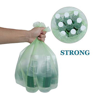 Inwaysin 1.2 Gallon Small Trash Bags Garbage Gags 1-1.5 Gallon 125 Counts, Mini Trash Bags Biodegradable for Bathroom Office Home Fit 4.5-5L Garbage Can (5 Rolls/Green) - style: 1.2Gal-Green-125