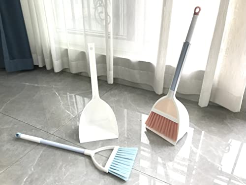 Kids Broom and Dustpan Set-Mini Dustpan and Broom for Children Housekeeping Pretend Play Cleaning Tools Set (Pink) - color: Pink
