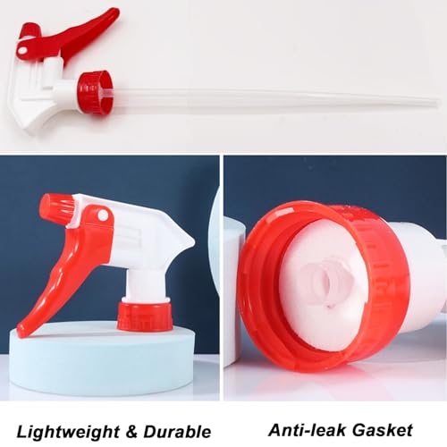 5 Pack Spray Nozzle for Bottles Universal Replacement Nozzle Heavy Duty Sprayer Trigger Head With Tube for Household Cleaning Car Detailing - color: 5 PCS Multicolor