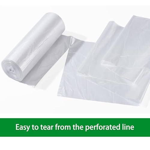 TYPLASTICS 20-30 Gallon Clear Trash Bags 30" x 37" High Density Can Liners Case of 500 for Office, Outdoor, Recycling, Industrial and Commercial - size: 50 Count (Pack of 10)