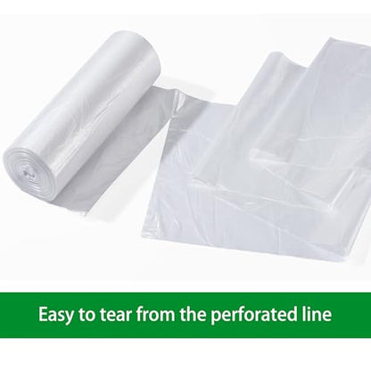 TYPLASTICS 20-30 Gallon Clear Trash Bags 30" x 37" High Density Can Liners Case of 500 for Office, Outdoor, Recycling, Industrial and Commercial - size: 50 Count (Pack of 10)