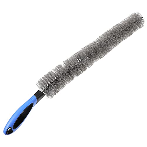 Uonlytech 23.62 Inch Radiator Cleaning Brush, Long Flexible Cleaner for Radiators, Vents, Refrigerator Coils, AC Condensers and Narrow Gaps