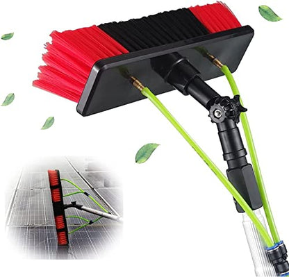 Cleaning Photovoltaic and Solar Panels,Window Clean, Glass Wall Cleaning, 5-12m Washing Set Equipment Extension Pole Cleaning for Trucks Windows 12m Rod 30cm Brush Head - color: 30cm Brush Head, size: 12m pole