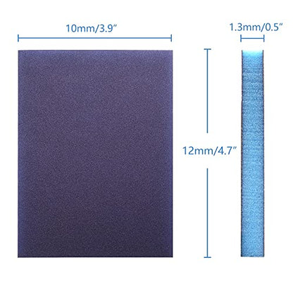 16Pcs Sanding Sponge, Jamiikury 120 Grit & 220 Grit Sanding Blocks Washable and Reusable, Wet Dry Sandpaper Sponge for Wood Metal FurniturePaint and Drywall - size: 120/220 Grits