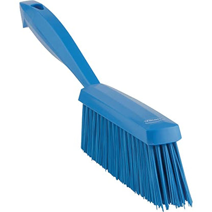 Vikan 45893 Bench Cleaning Brush, Polypropylene/Polyester Medium Bristle Dustpan Brush & Sweeper, 14 Inch, Blue - color: Blue, size: 4589