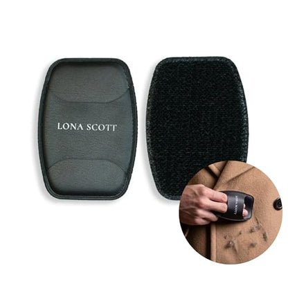 Pocket Lint Brush x2, Reusable Lint Remover & Lint Roller for Clothes, Travel, Pet Hair Remover, Dust & Dandruff