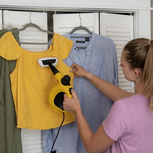 Wagner 2460111 505e Handheld Steam Cleaner, Multi-purpose Steamer, 11 Attachments, Chemical-Free Cleaning, Pet and Kid Safe