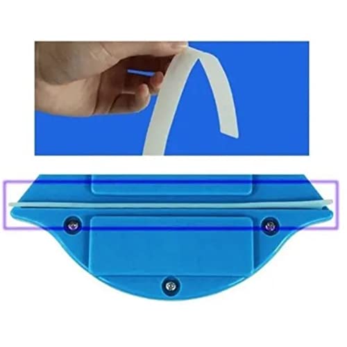 Magnetic Window Cleaner, Magnetic Windshields Cleaner Tool, Blue Triangle Shape Single Sided Magnetics Glass Wiper Washing Brush Tool P3‑8mm