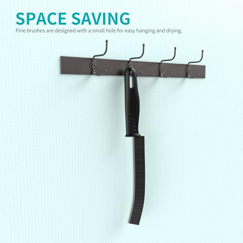 Hard Bristle Crevice Cleaning Brush for Household Use, Multifunctional Crevice Cleaning Tool, Home Essentials, Upgraded Gap Cleaning Brush for Bathroom, Kitchen, 6Pcs