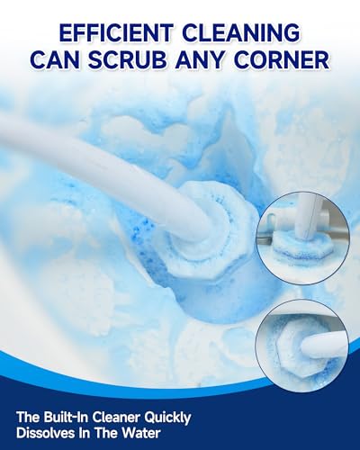 60 Count Toilet Wand Refills for Clorox, 5X Cleaning Power Toilet Bowl Wand Refills & High-Density Disposable Toilet Brush Scrubber - No Falling Apart, Instant Foam for Bathroom Cleaning - size: 1 Count (Pack of 60)