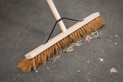 Sealey BM24S Soft Bristle Broom, 600mm - size: 600mm
