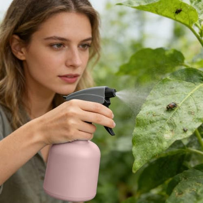 600ml Adjustable Leakproof Misting Water Sprayer - Empty Spray Bottles | Gardening, Cleaning Indoor Outdoor Home Yard Backyard Lawn Plant Care Tool - color: Pink