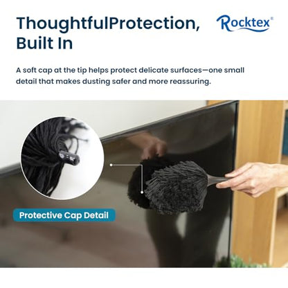 Anti-Static Dusting Brush – Safe for Electronics, Screens, Car Interior & Collectibles – Soft, Non-Scratch, Washable & Reusable
