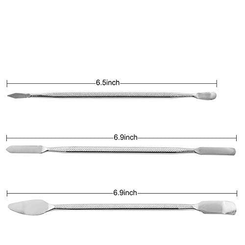 AKTOO 3Pcs Metal Spudger Dual Ends Opening Pry Tools Professional Pry Opening Spudger for Laptop Tablet iPhone ipad Cell Phone Other Mobile Devices - color: 3PCS