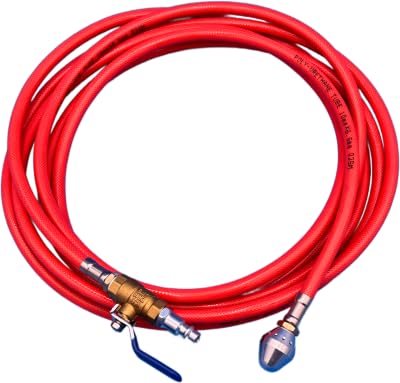 Professional Dryer Vent Cleaning Tool 15' Flexible Hose with Reverse Skipper Air Ball.