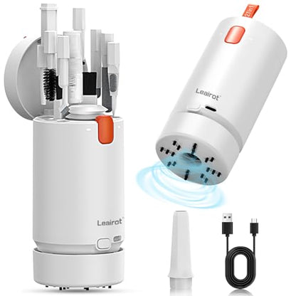 21-in-1 Cleaner Kit for Airpods, Leairot Cleaning Kit for Keyboard, Earbud, Laptop, iPhone Phone Charging Port & Screen, Camera Lens, Computer, Airpod Pro, Electronic Cleaner Kit with Mini Vacuum