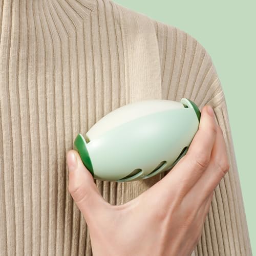 BETTER-LEE Upholstery Dust Lint Remover Reusable Lint Roller for Clothing Washable & EfficientSticky for Life & Pet Hair White+Green - color: White+green