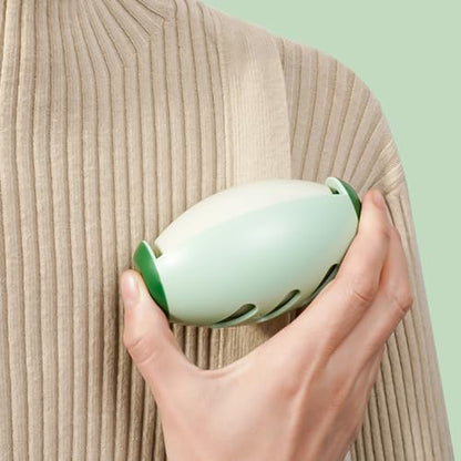 BETTER-LEE Upholstery Dust Lint Remover Reusable Lint Roller for Clothing Washable & EfficientSticky for Life & Pet Hair White+Green - color: White+green