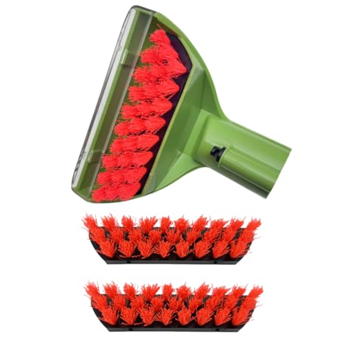 Upgraded 5.3in 1400B Little Green Machine Multi-Purpose Tools Brush Replacement Parts Compatible with 1400B 4075 3194 3353 2458 3588F 1986 1425 2513E Tough Stain Brush Tool Attachments (green 1+2) - color: Upgrade (Green 1+2)