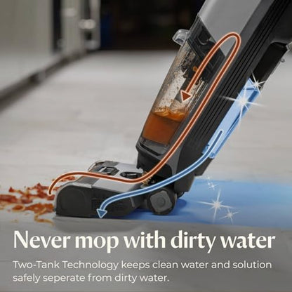 Bissell CrossWave OmniForce Cordless Wet Dry Vacuum Mop, Multi-Surface Floor Cleaner with Tangle-Free Brush Roll & Dedicated Dry Vacuum Mode for Hard Floors & Area Rugs, 3882 - style: CrossWave OmniForce