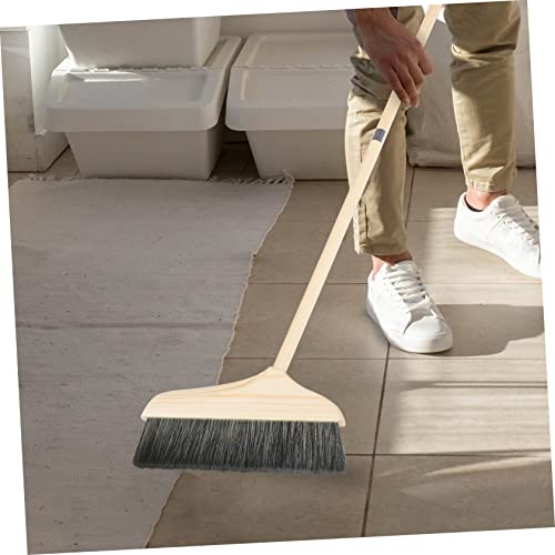 Long Handle Soft Broom for Indoor Cleaning Lightweight Dust Broom with Detachable Design Efficient Sweeping Tool for Home and Office