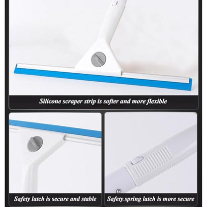 Window Cleaning Tools Professional Cleaner Window Washing Kit with Extension Pole High-Rise Windows Commercial Window Squeegee High-Altitude Exterior Wall Cleaning Tool - size: 1040cm/34ft