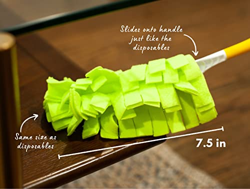 Xanitize Fleece Refills for Swiffer Hand Duster - Reusable, Dry Duster - 5-Pack Rainbow (Pastel) - color: Multicolor