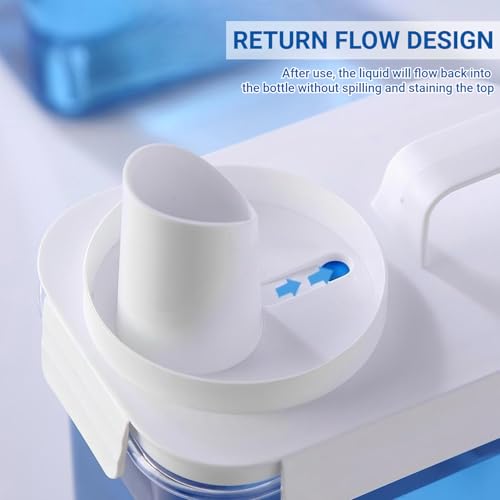 Laundry Detergent Dispenser - 78oz Refluxable Plastic Liquid Laundry Detergent Container for Laundry Room Organization - size: 78oz